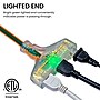 GoGreen Power 2' Indoor/Outdoor Extension Cord, 3-Outlet, 12 AWG, Orange (GG-15302)~#|#~27E3F77E-4DC3-48BF-A30F87F9FED1CDA3_sc7