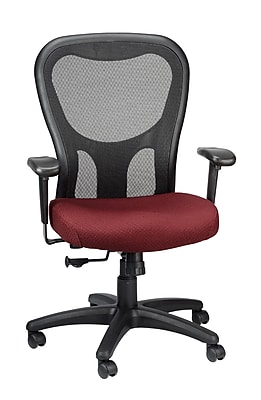 Tempur-Pedic Ergonomic Fabric/Mesh Swivel Task Chair, Burgundy/Black (TP9000-C-BURG) Simolary simolary.com