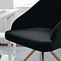 Martha Stewart Sora Velvet Swivel Task Chair, Black/Polished Brass (CH222119BKGLD)~#|#~27F383A4-6F03-44FD-BA46561DF4B32AC9_sc7