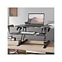 Mount-It! 30"W Manual Rectangular Adjustable Standing Desk Converter, Black (MI-15009S)~#|#~27F8E1B3-E702-47BC-851D871740C3FF2F_sc7