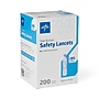 Medline Side Button Safety Lancets, White, 200/Box (MPHSTSIDE28Z)~#|#~27F916C0-CD00-466F-971C89CF4DE8B133_sc7