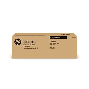 HP Y6092S Yellow Toner Cartridge for Samsung CLT-Y6092S (SU563), Samsung-branded printer supplies are now HP-branded