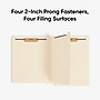 Smead Reinforced End-Tab Fastener Folders with Divider, 2-Fasteners, Letter Size, Manila, 50/Box (34220)~#|#~27FE14E8-331A-4B6D-BFD4F0B05648FF6D_sc7
