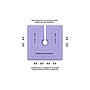 Function101 Cable Blocks, Magnetic Cable Organizers, Purple, 3/Pack (F101-CBXP3)~#|#~28004837-DCE0-4A79-82D27E25E62CA230_sc7