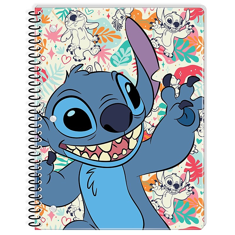 Innovative Designs Stitch 1-Subject Notebooks, 8" x 10.5", Wide Ruled, 70 Sheets, Multicolored (716892ST-SA) image 1