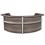 Regency Marque 142"W Curved Reception Desk Workstation, Driftwood Gray (77294GY)~#|#~28033B4B-866F-403F-9A18E83AD0C0F220_sc7