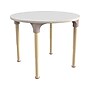 Flash Furniture Bright Beginnings Hercules 33" Round Table, Height Adjustable, White/Beech (MK-ME088022-GG)~#|#~28076C9F-1689-4A7E-93175FEA301F221B_sc7