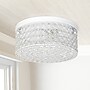 Lalia Home Glam 2 Light 12 Inch Round LED Flush Mount, White (LHM-2003-WH)~#|#~280AD293-E5EF-4937-AE745CBEDBBC1F8B_sc7
