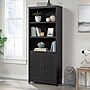 Sauder Cottage Road 71"H 5-Shelf Bookcase, Raven Oak (431262)~#|#~28106D5B-4410-4232-86FCB81F18DF2DDC_sc7
