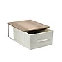 Household Essentials Storage Boxes, Stackable with Coastal Oak Laminate Top, 2/Set (8011-1)~#|#~28152786-388B-4D37-9DAE653703600819_sc7