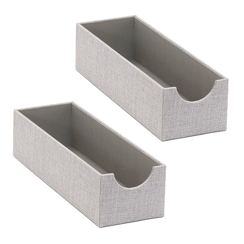 Household Essentials Narrow Organizer Tray, Slim Accessory Organizer, 2/Pack (7470-1) image 1