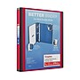 Staples Heavy Duty 1" 3-Ring Better Binder, D-Ring, Red (ST55844-CC)~#|#~2829FE56-ACD2-4796-91C04BF22245A4FE_sc7