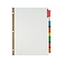 Staples Big Tab Insertable Paper Dividers, 8-Tab, Multicolor, Customizable Binder Dividers for Office & School~#|#~19F7F162-8A71-42C1-A58CD721464D300C_sc7