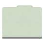 Medical Arts Press Pressboard Classification Folder, 1 Divider, 2" Expansion, Letter Size, Pale Green, 10/Box~#|#~282C7C6E-AA77-4893-9622577072E6CFD7_sc7