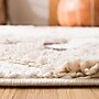 Safavieh Moroccan Tassel Shag Collection 3' x 5' Rectangle Indoor Area Rug, Machine Made, Ivory/Brown (MTS688A-3)~#|#~282D6932-0229-4962-A2E14F8DB3314192_sc7