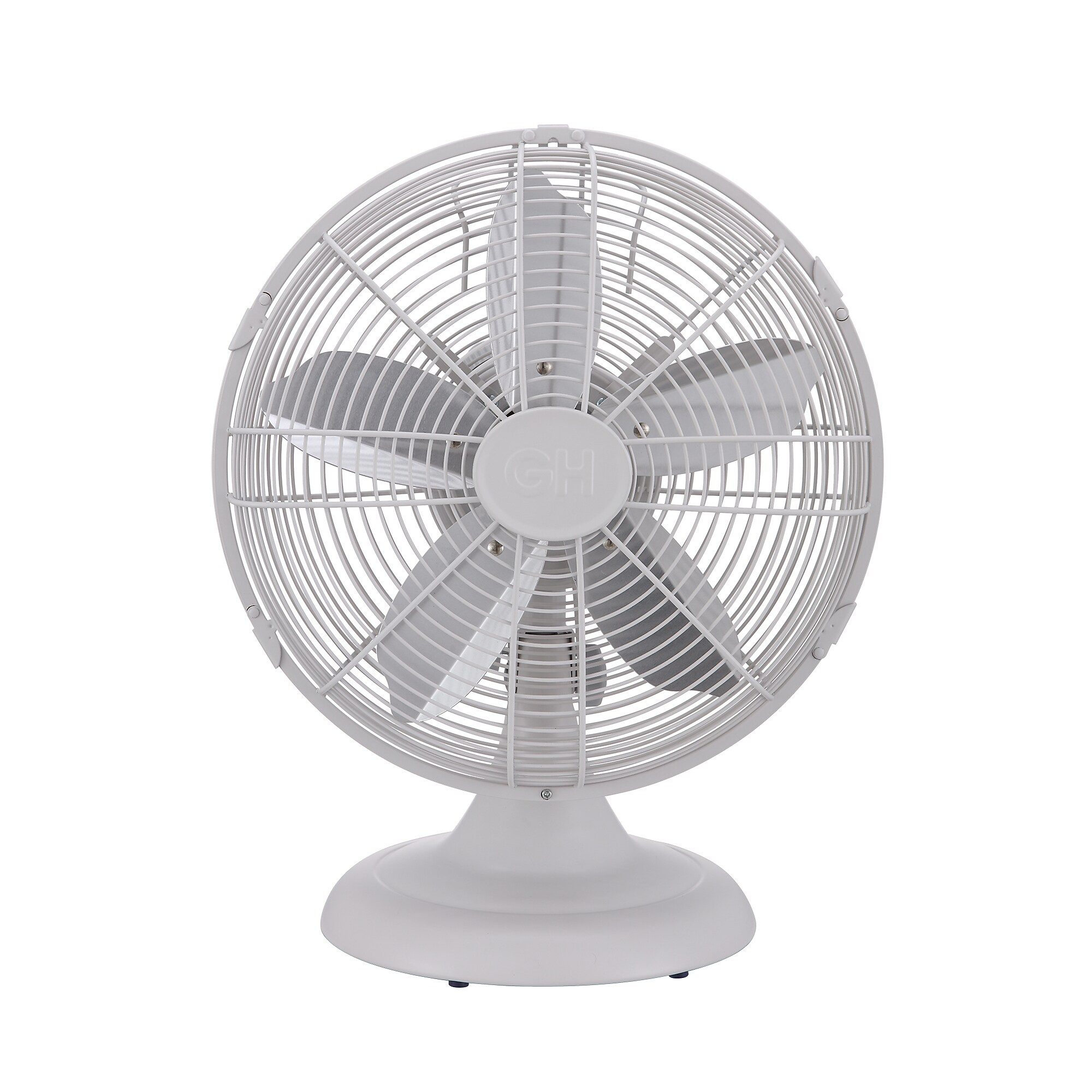 Good Housekeeping Oscillating Desk Fan, 3 speed, White (92602) Sansujyuku sansujyuku.com