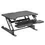 Mount-It! 30" W Manual Rectangular Adjustable Standing Desk Converter, Black (MI-15009S)~#|#~2832FD3C-55EA-4D96-BCBCD42115B5CAF8_sc7