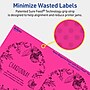 Avery Laser/Inkjet Arched Multipurpose Labels, 4.75" x 3.5", Neon Magenta, 160/Pack (94600)~#|#~2833B291-321A-41DB-B64C1D6797FE7061_sc7