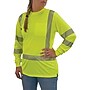 Ergodyne GloWear 8387 High Visibility Women’s Long Sleeve T-Shirt, ANSI Class R3, Lime, Medium (22353)~#|#~28394564-565D-412C-89C8083EFD950EAB_sc7