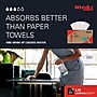 WypAll GeneralClean L10 Fabric Cleaning Wipers, 10.25" x 9", White, 250 Wipers/Box (42346)~#|#~283C2750-E586-47D6-B52601BDF917AED3_sc7