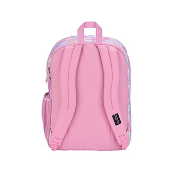 JanSport Big Student Daisy Backpack, Floral, Pink/Purple (JS0A47JKAO5)