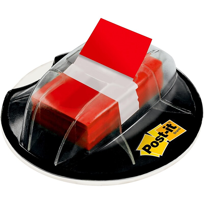 Post-it® Flags, 1" Wide, Red, 200 Flags/Pack (680-HVRD) image 1