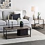 Household Essentials Jamestown 19.8" Square Side End Table, Ashwood/Black (8077-1)~#|#~28468D20-98B5-4A78-B33ED3C4708ABFD4_sc7