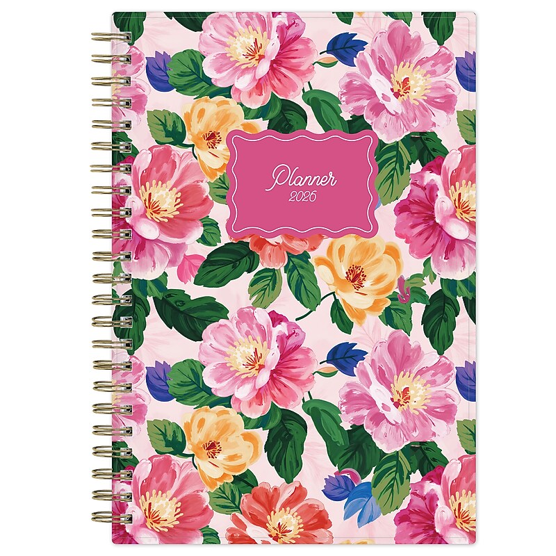 2026 Blue Sky Latha 8" x 5" Weekly & Monthly Personal Organizer, Plastic Cover (158005) image 1