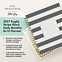 2027 Blue Sky Day Designer 8" x 10" Daily Planner, Black/White (161647)~#|#~28494F08-6010-48AD-A732724BA4751DBE_sc7