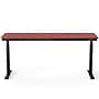 VersaDesk PowerLift 72"W Electric Rectangular Adjustable Standing Desk, Cherry/Black (PLSDR7224-BC-APP)~#|#~284AFCFB-5CF5-4734-8D31BB03179C8AE8_sc7