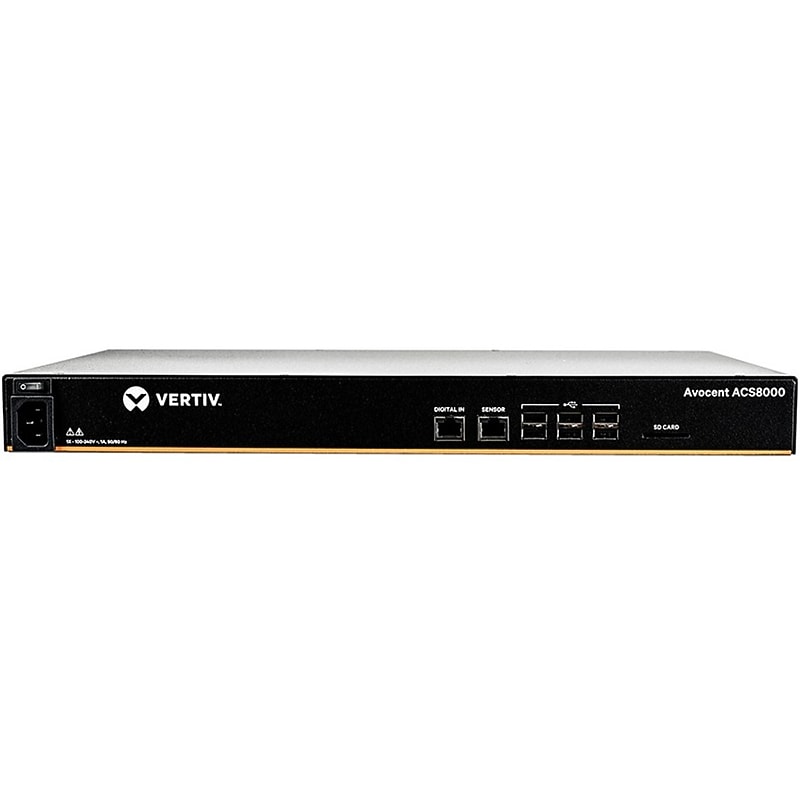 Vertiv Avocent ACS 8000 16-Port Serial Console Server, Single AC (ACS8016SAC-400) image 1
