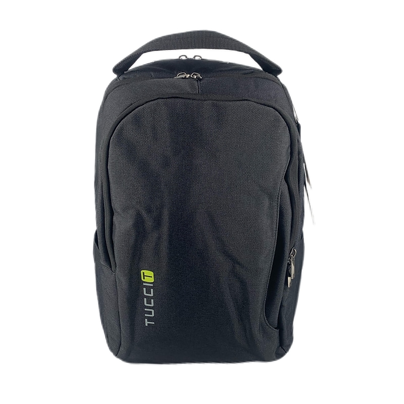 TUCCI Laptop Backpack, Medium, Black (T0574) image 1