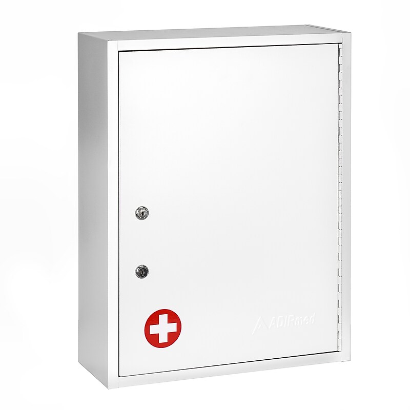 Viva Comfort Steel Medical Storage Cabinet with Dual Key Lock, 1.1 cu. ft., White (999-04-WHI) image 1