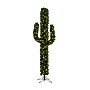 Nearly Natural 7 ft. Pre-Lit Artificial Cactus Christmas Tree with 500 Micro LED Lights (T4701)~#|#~2852E100-223E-43CC-8B6725997E09FAAA_sc7