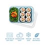 bentgo Bentgo Prep 2-Compartment Snack Container Bento Box, Sky, 12 oz., 10/Pack (BGPRSNK-SK)~#|#~285541EF-73A4-4D6C-950D36F239127DC5_sc7