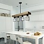 Lalia Home 4 Light Farmhouse Beam LED Pendant, Restored Wood (LHC-1001-RW)~#|#~285A5F19-2A29-4A90-B4C1E04267C86B54_sc7
