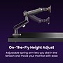 Kanto DMG Heavy-Duty Desktop Gaming Monitor Arm for 32” - 60” Screens, Black~#|#~285CB02D-E441-4D5A-AFF257564E2E096B_sc7