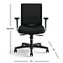 HON Convergence Fabric Swivel Task Chair, Black (HONCMY1AACCF10N)~#|#~28639513-1750-454A-977D299D303F65A5_sc7