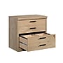 Sauder Mason Peak Commercial 2-Drawer Lateral File Cabinet, Letter/Legal Size, Lockable, 31"W x 19"D, Prime Oak (427827)~#|#~2864A94A-C856-46AE-B32691474DCECBD8_sc7