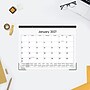 2027 Blue Sky 17" x 22" Monthly Desk Calendar, Black/White (160977)~#|#~28663A41-32CD-4273-9096FF46ED84ED25_sc7