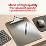 Staples Plastic Clipboard, Smoke, Letter Size – Durable Office Clipboard~#|#~286895F6-DA79-48E1-B4AEB408A30F3D64_sc7