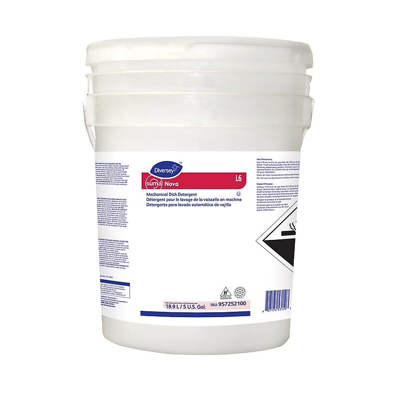 SUMA Nova L6 Dishwasher Detergent Liquid, Clean Scent, 640 oz., (957252100) image 1