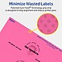 Avery Laser/Inkjet Rectangle Multipurpose Labels, 2" x 6", Bright Pink, 320/Box (94242)~#|#~2876A5F5-37E5-4F1C-8726A1EFB68669D3_sc7