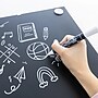 BAZIC Products CUBIX Frameless Magnetic Chalkboard, 14" x 14", Chalk Marker & Magnet (BAZ6049)~#|#~2878DF77-1D17-4E29-A349441D8B03DEF4_sc7