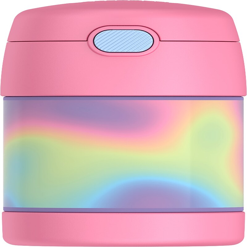 Thermos Kids Stainless Steel Insulated Food Jar, 2-Compartment, Rainbow Cloud, 10 oz. (F3106RA6ST) image 1