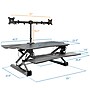 Mount-It! 47" W Manual Adjustable Standing Desk Converter with Dual Monitor Mount, Black (MI-8052)~#|#~28815C95-FB3B-4BE8-8D79CF170456DA61_sc7