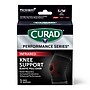 CURAD Performance Series Infrared Elastic Knee Support, Large/Extra-Large, Black, 4/Carton(CURIM23101SM)~#|#~288360B3-B857-4324-BC0584FDCD1E7E70_sc7