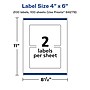 Avery Laser/Inkjet Rectangle Multipurpose Labels, 4" x 6", Glossy White, 200 Labels/Box (94278)~#|#~2884F741-FDA4-421E-A6D9C95F1E5FE30F_sc7