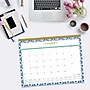 2027 Blue Sky Day Designer Tile 22" x 17" Monthly Desk Pad Calendar, Blue/White (133694-27)~#|#~28895807-78BE-47CD-82B040608BC9B69A_sc7