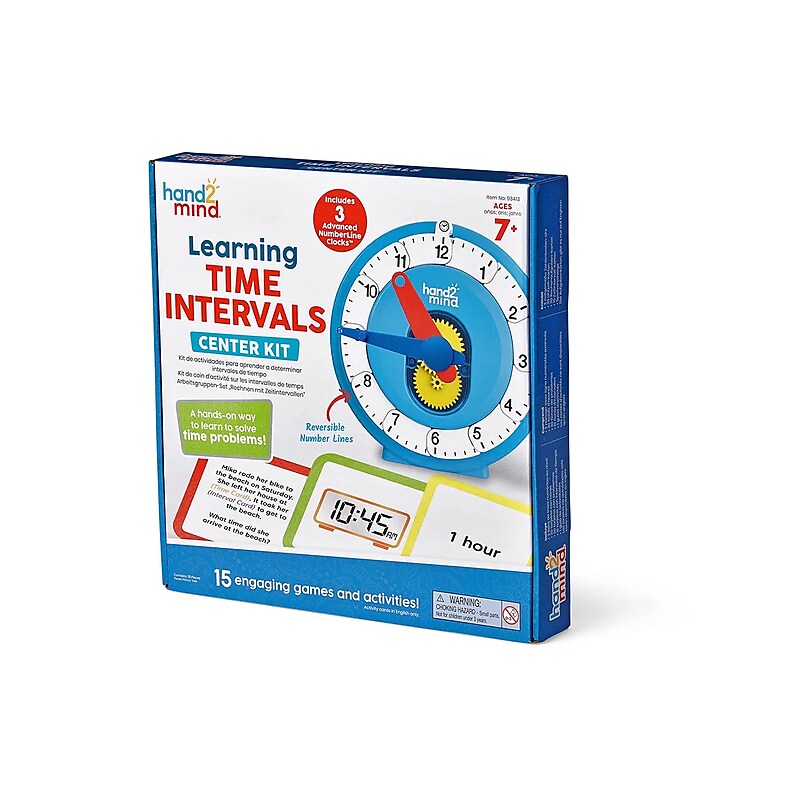 hand2mind Learning Time Intervals Center Kit (93413) image 1